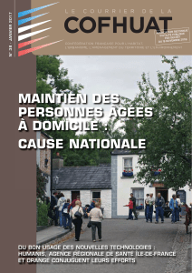 maintien des personnes âgées à domicile : cause