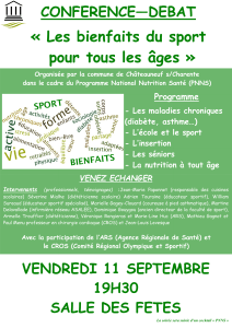 Mairie affiche soiree debat sport 11 09 2015 - Châteauneuf