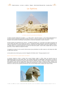 Le Sphinx - Désert aventure