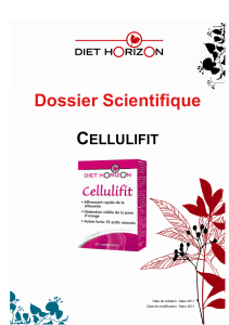 Dossier scientifique Cellulifit