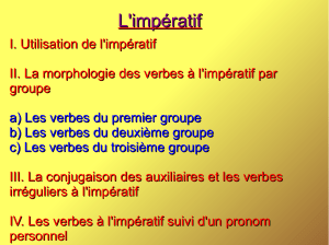 L`impératif