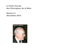 Le Petit Journal des Chirurgiens de la Main Numéro 2