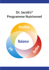 Insuline pH Balance Redox