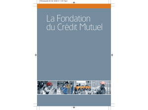 La Fondation du Crédit Mutuel