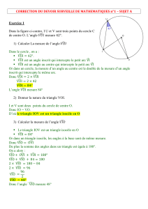 CORRECTION DU DEVOIR SURVEILLE DE MATHEMATIQUES n°1