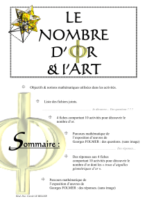 Le nombre d`or et l`art - oeuvres de Georges - Math`@ctivité