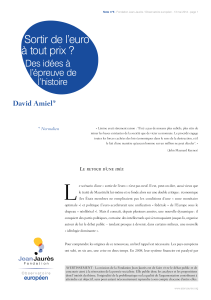 Sortir de l`euro à tout prix - Fondation Jean