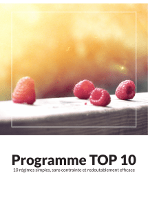 Programme TOP 10