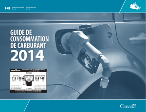 Guide de consommation de carburant 2014