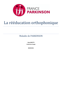La rééducation orthophonique - Fichier