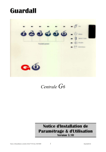 Centrale g6 it - Absolu Alarme