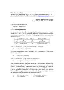 Constructions pseudo-clivées - EGF