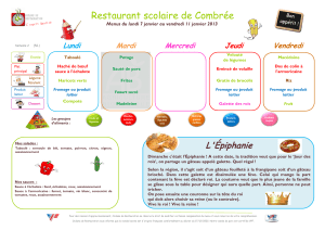 Restaurant scolaire de Combrée