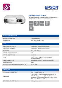 Epson Projecteur EB-X18