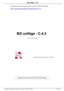 B2i collège - C.4.3 - ESPE Aix