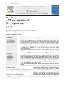 L`EFS vous connaissez ? EFS: Do you know?