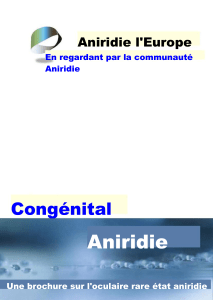 Aniridie - Fichier
