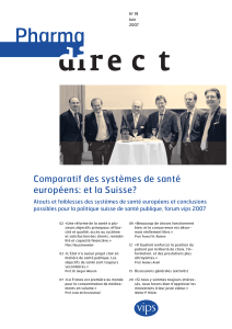 Comparatif des systèmes de santé européens: et la Suisse?