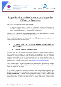 Publication de brochures et de guides - Loire