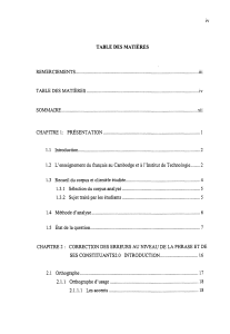 CHAPITRE 1: PRÉSENTATION