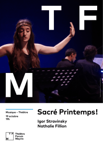 Sacré Printemps - Théâtre Forum Meyrin