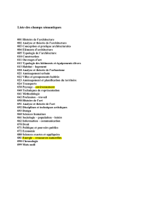 thesaurus classé par champs sémantiques