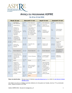 ASPIRE 2016 Programme - The Royal College of Physicians and