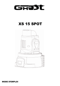 XS 15 SPOT - MH Diffusion
