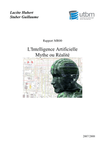 L`Intelligence Artificielle Mythe ou Réalité