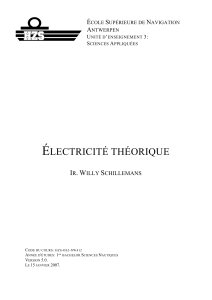 électricité théorique