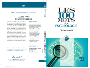 psychologie - Olivier Houdé