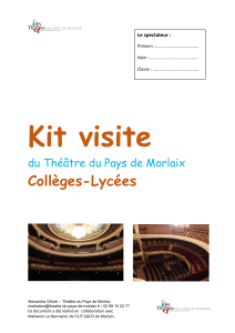 Collèges-Lycées - Théâtre du Pays de Morlaix