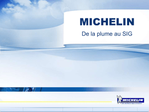 Michelin - Bienvenue sur le site de SIG 2012