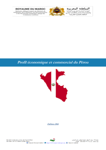 Profil économique et commercial du Pérou