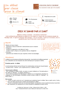 CERCLE DE SAMOAN Pour le climat