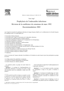 Texte long - Infectiologie