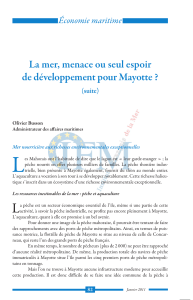 La mer, menace ou seul espoir de développement pour Mayotte ?