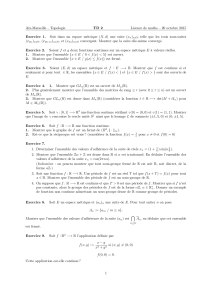 Aix-Marseille – Topologie TD 2 Licence de maths – 20 octobre 2015