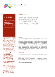 lisez l`article - Interfrancophonies