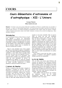 Cours élémentaire d`astronomie et d`astrophysique : XII