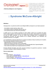 Syndrome McCune-Albright