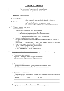 theme et propos - Collège Rocher du Dragon