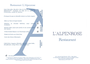 Restaurant - Hotel Alpenrose