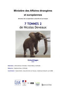 7 TONNES 2 de Nicolas Deveaux