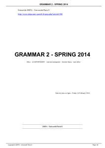 grammar 2 - spring 2014 - DEPA