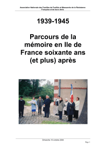 Un pèlerinage en Ile de France soixante ans \(et plus\) après