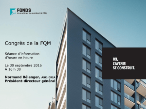 Congrès de la FQM - Fédération québécoise des municipalités
