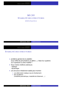 MS 205 Stabilité des structures ENSTA ParisTech