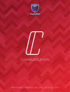 la plaquette Communication