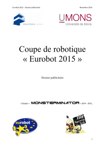 Dossier de presse 2015 - Eurobot 2015